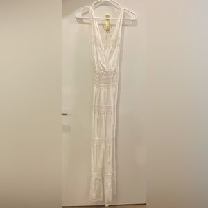 white maxi dress